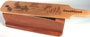 Golden Deluxe Mahogany Custom Box Call with Laser-Engraved Poplar Lid "Good Hunting 2001" by Southland Games Calls for Turkey Hunters and Collectors